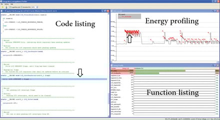 Figure 7: energyAware Profiler.